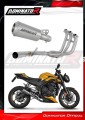 Trumph STREET TRIPLE 765 S R RS Exhaust Muffler Manifold Collector Auspuff Sportauspuff Silencer Echappement Silencieux Scarico Marmitta Scarichi Escape Wydech Tłumik Kolektor GPS DOMINATOR Full Exhaust System