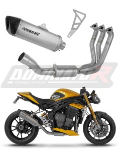 Triumph Speed Triple 1200 RS / RR 2021 - 2024 pilna sistema kolektorius išmetimo sistema titaninis duslintuvas HP6 + dB killer