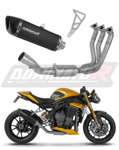 Triumph Speed Triple 1200 RS / RR 2021 - 2024 Pilna sistema Kolektorius išmetimas duslintuvas HP6 BLACK + dB killer