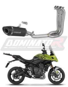 Triumph Tiger Sport 660 2025 - 2026 Full Exhaust System Collector Silencer HP8 BLACK + dB killer
