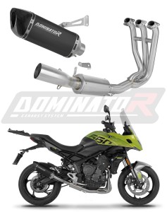 Triumph Tiger Sport 660 2025 - 2026 Full Exhaust System Collector Silencer HP6 BLACK + dB killer