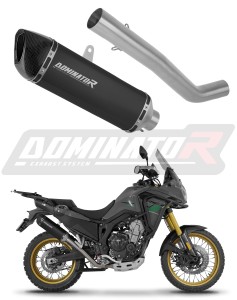 Rieju Aventura 500 2023 - 2026 išmetimo bakelis duslintuvas HP6 BLACK + dB killer