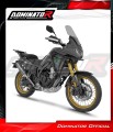 kompletny układ wydechowy z tłumikiem DOMINATOR Full System Tytanowy HP6 pasujący do motocykla Rieju Aventura 500 2023 - 2026 6
