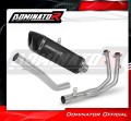 kompletny układ wydechowy z tłumikiem DOMINATOR Full System HP6 CZARNY pasujący do motocykla Rieju Aventura 500 2023 - 2026 3