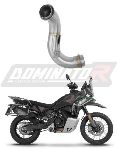decat mid muffler DOMINATOR Mid pipe fits to CF MOTO 1000 MTX 2026