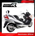 BURGMAN 400 EXHAUST Suzuki Muffler Auspuff Sportauspuff Silencer Echappement Silencieux Scarico Scarichi Escape Wydech Tłumik ROUND 2003 - 2006 Dominator 2