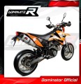 660 SMC Exhaust KTM Muffler Auspuff Sportauspuff Silencer Echappement Silencieux Scarico Scarichi Escape Wydech Tłumik Carbon Tip MX 2005 - 2006 Dominator 2