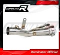 YZF R6 Exhaust YAMAHA Cat Eliminator Catalyst Catalytic Converter Linkpipe Decat Downpipe 2017 - 2020 DOMINATOR 