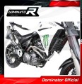 XT 660 X EXHAUST Yamaha Muffler Auspuff Sportauspuff Silencer Echappement Silencieux Scarico Scarichi Escape Wydech Tłumik + manifold collector ROUND 2004 - 2015 DOMINATOR 3