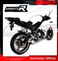 YZF R125 EXHAUST FULL SYSTEM Yamaha Muffler Auspuff Sportauspuff Silencer Echappement Silencieux Scarico Scarichi Escape Wydech Tłumik Carbon Tip HP3 2014 -  DOMINATOR 2