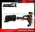 GSXR 750 K8-K9 L0 Exhaust Cat Eliminator Catalyst Catalytic Converter Linkpipe Decat Downpipe 2008 - 2010 DOMINATOR 2