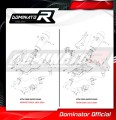 1290 SUPER DUKE R Exhaust Cat Eliminator Catalyst Catalytic Converter Linkpipe Decat Downpipe 2017 - 2018 DOMINATOR 1